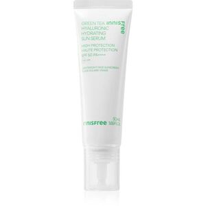 innisfree Green Tea Hyaluronic Sun Serum hydratační ochranný fluid se zklidňujícím účinkem SPF 50+ 50 ml obraz