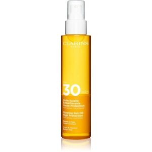 Clarins Sun Care Glowing Oil suchý olej na vlasy i tělo SPF 30 150 ml obraz