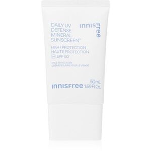 innisfree Daily UV Defense Mineral Sunscreen minerální ochranný fluid na obličej SPF 50 50 ml obraz