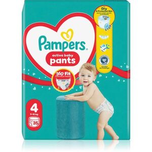 Pampers Active Baby Pants Size 4 jednorázové plenkové kalhotky 9-15 kg 35 ks obraz