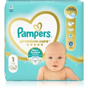 Pampers Premium Care Size 1 jednorázové pleny 2-5 kg 94 ks obraz
