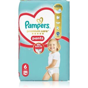 Pampers Premium Care Pants Size 6 jednorázové plenkové kalhotky 13-19 kg 46 ks obraz