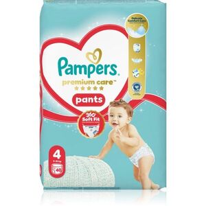 Pampers Premium Care Pants Size 4 jednorázové plenkové kalhotky 9-15 kg 40 ks obraz