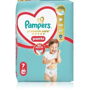 Pampers Premium Care Pants Size 7 jednorázové plenkové kalhotky 15+ kg 40 ks obraz