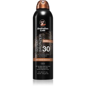 Australian Gold Instant Bronzer opalovací sprej s bronzerem SPF 30 177 ml obraz