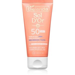 Bielenda Sol D’or voděodolný opalovací krém na obličej SPF 50 50 ml obraz
