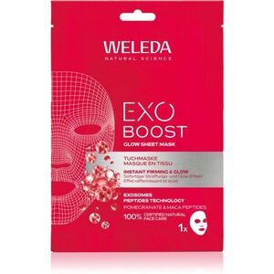 Weleda Exo Boost rozjasňující plátýnková maska pro zpevnění pleti 20 ml obraz