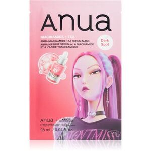 Anua K-Pop Demon Hunters Niacinamide TXA Serum Mask rozjasňující plátýnková maska s hydratačním účinkem 28 ml obraz