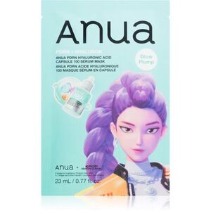 Anua K-Pop Demon Hunters PDRN + Hyaluronic Acid Capsule 100 Serum Mask hydratační plátýnková maska pro rozjasnění a vyhlazení pleti 23 ml obraz