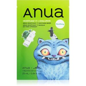 Anua K-Pop Demon Hunters Heartleaf 77% Soothing Mask hydratační plátýnková maska se zklidňujícím účinkem 25 ml obraz
