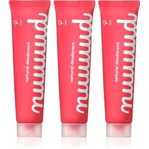 nuud Wholelottanuud Pack krémový deodorant natural 3x40 ml obraz