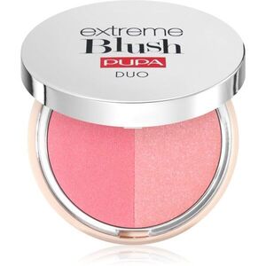 PUPA Milano Extreme Blush Duo kompaktní tvářenka odstín 140 - Radiant Flamingo - Glow Creamy 4 g obraz