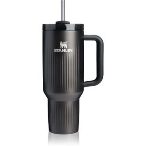 Stanley Quencher H2.O Fluted Tumbler nerezový tumbler s brčkem velký Black PVD 1 ks obraz