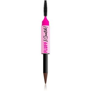 NYX Professional Makeup Fluff & Snatch tužka na obočí s pudrovým efektem odstín Cool Ash Brown 1 g obraz
