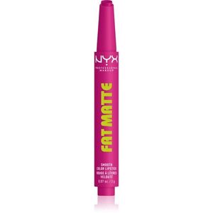 NYX Professional Makeup Fat Matte balzám na rty s matujícím efektem Fluffy Fuchsia 2 g obraz