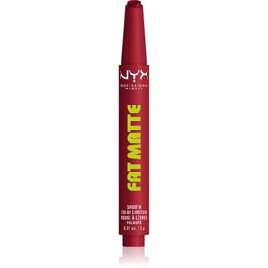 NYX Professional Makeup Fat Matte balzám na rty s matujícím efektem Plushin' Plum 2 g obraz