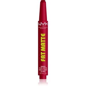 NYX Professional Makeup Fat Matte balzám na rty s matujícím efektem Scarlet Snuggles 2 g obraz