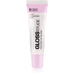 Gabriella Salvete Glosstitude Peptide Lip Gloss hydratační lesk na rty odstín 01 Glazed Karma 10 ml obraz