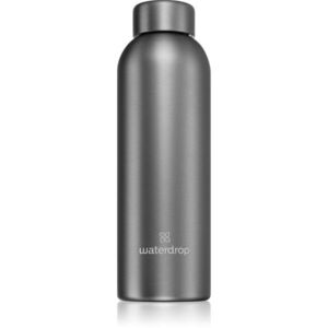 Waterdrop Thermo Steel Metal nerezová láhev na vodu barva Charcoal 1 ks obraz