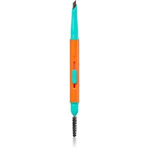 Trouble Maker Feral Brow Blade tužka na obočí s kartáčkem 2 v 1 odstín Dark Brown 0.12 g obraz