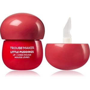 Trouble Maker Little Pudding Lip + Cheek Mousse multifunkční líčidlo na rty a tváře odstín Mimi Rose Pink 5 g obraz