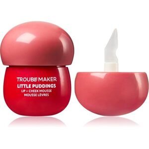 Trouble Maker Little Pudding Lip + Cheek Mousse multifunkční líčidlo na rty a tváře odstín Coral Pink 5 g obraz