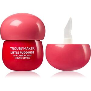Trouble Maker Little Pudding Lip + Cheek Mousse multifunkční líčidlo na rty a tváře odstín Bunny Baby Pink 5 g obraz