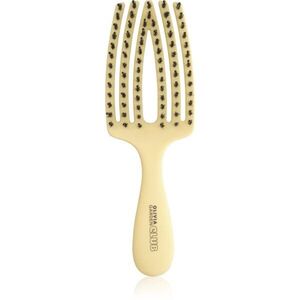 Olivia Garden Club The Nomad Detangling&Shine Fingerbrush​ plochý kartáč na vlasy Yellow 1 ks obraz