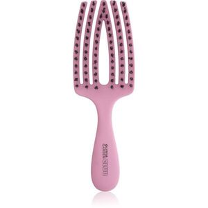 Olivia Garden Club The Nomad Detangling&Shine Fingerbrush​ plochý kartáč na vlasy Pink 1 ks obraz