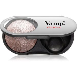PUPA Milano Vamp! Radiant Baked Eyeshadow dlouhotrvající zářivé oční stíny odstín 404 Cold Taupe - WET & DRY 1 g obraz