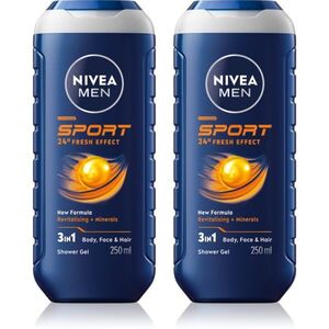 NIVEA MEN Sport sprchový gel pro muže výhodné balení obraz