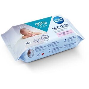 Canpol babies Wet Wipes 99% Water dětské jemné vlhčené ubrousky 60 ks obraz