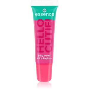 essence Say It With Juicy Hello Cutie! třpytivý lesk na rty odstín 02 Witty Watermelon 10 ml obraz