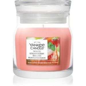 Yankee Candle White Strawberry Bellini vonná svíčka Signature 110 g obraz