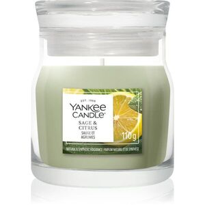 Yankee Candle Sage & Citrus vonná svíčka Signature 110 g obraz