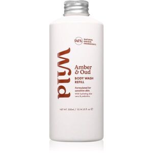 Wild Amber & Oud Refill sprchový gel – náhradní náplň 300 ml obraz