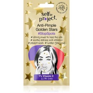 Selfie Project Anti-Pimple Golden Stars náplasti na problematickou pleť 16 ks obraz