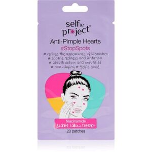 Selfie Project Anti-Pimple Hearts náplasti na problematickou pleť s niacinamidem 20 ks obraz