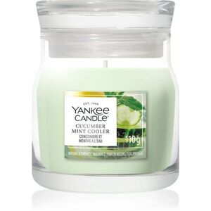Yankee Candle Cucumber Mint Cooler vonná svíčka Signature 110 g obraz