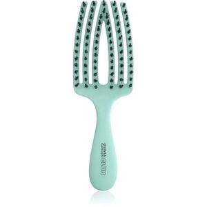 Olivia Garden Club The Nomad Detangling&Shine Fingerbrush​ plochý kartáč na vlasy Mint 1 ks obraz