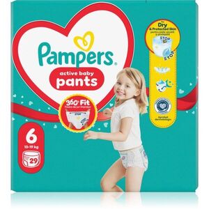 Pampers Active Baby Pants Size 6 jednorázové plenkové kalhotky 13-19 kg 29 ks obraz