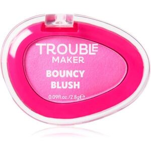 Trouble Maker Bouncy Blush pudrová tvářenka odstín Bounce Hot Pink 2.8 g obraz