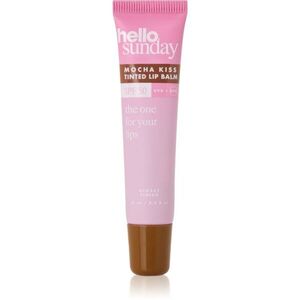 hello sunday the one for your lips tinted lip balm tónovací balzám na rty SPF 50 odstín Mocha Kiss 15 ml obraz