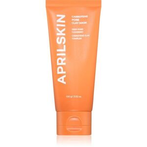 APRILSKIN Carrotene IPMP Quick Dry Pore Tightening Clay Mask čisticí jílová pleťová maska na rozšířené póry 100 g obraz