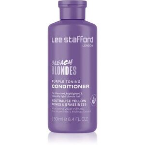 Lee Stafford Bleach Blondes Toning Conditioner tónovací kondicionér pro blond a melírované vlasy 250 ml obraz