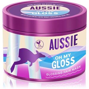 Aussie Oh My Gloss Glossing Hair Mask rozjasňující hydratační maska na vlasy 500 ml obraz