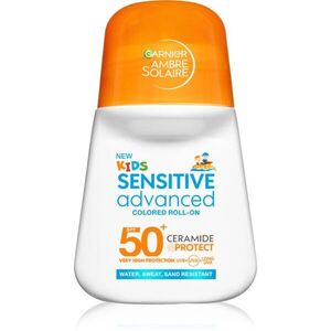 Garnier Ambre Solaire Sensitive Advanced dětské mléko na opalování roll-on SPF 50+ 50 ml obraz