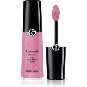 Armani Luminous Silk Cheek Tint Shine tekutá tvářenka odstín 53 Cosmic Pink 12 ml obraz