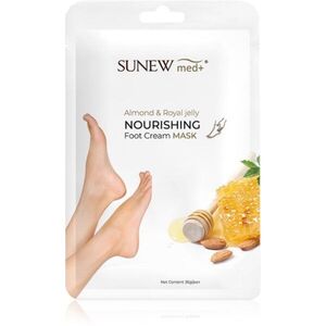 SUNEWMED+ Moisturising Foot Mask with Sweet Almond Oil and Royal Jelly hydratační maska na chodidla 1 pár obraz