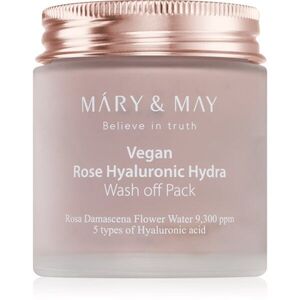 Mary&May Rose Hyaluronic Hydra Wash off Pack intenzivně hydratační pleťová maska se zklidňujícím účinkem 125 g obraz
